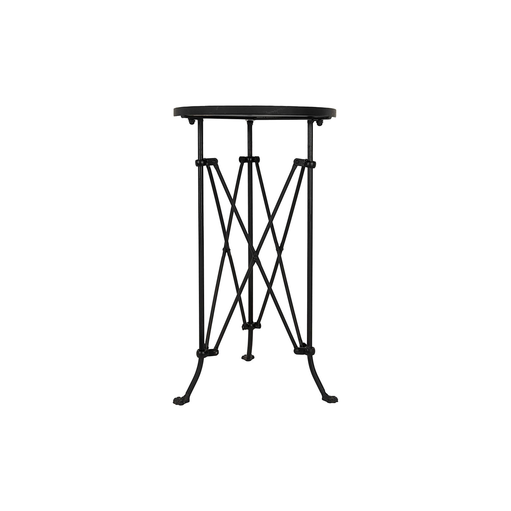 Hello Honey® 15" Metal Oval Tray-Style Accent Table